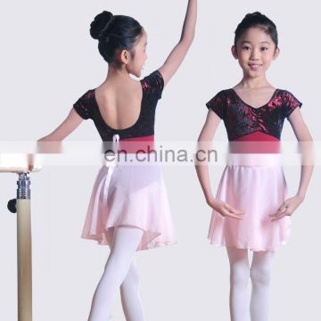 111024501 Children Chiffon Ballet Dance Wrap Skirt