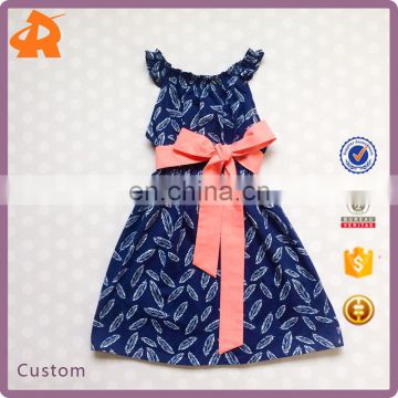 Fashion Design Small Girls Dress Mother Daughter Matching Dress Wholesale OEM Design