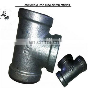 Super quality hot dipped galvanized malleable iron pipe clamps fittings