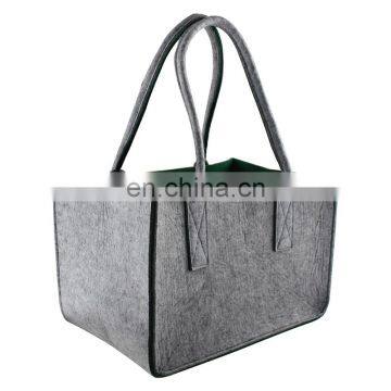 13inch eco friendly for gift lightweight felt insert storage organizer bag tote bags with custom printed logo