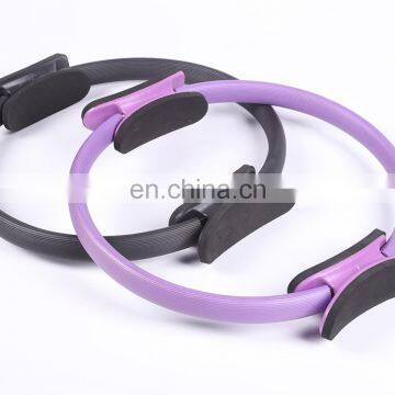 China Suppliers Double Handle Pilates Anti-slip Solid Yoga Ring