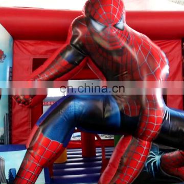 Commercial Spiderman Inflatable Bounce House Castles Slides Bouncer Combo Spider Man Inflatable Castle Slide For Kids