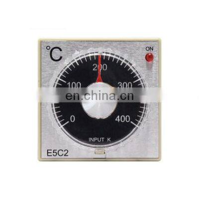 Pointer type E5C2 temperature display  0-400 degree power 220V dial temperature controller