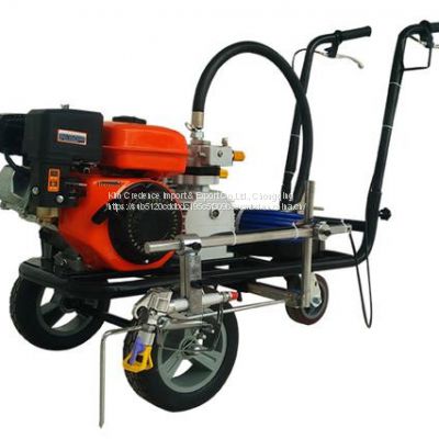 High Quality Factory Direct Sale Road Marking Machine with Wheels and Electric Start