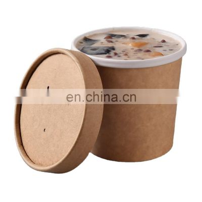 Sunkea Factory wholesale price disposable kraft paper soup cup