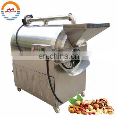 Automatic peanut gas fired roasting machine auto hot peanuts electric LPG fire roaster machinery manufacturer price for sale