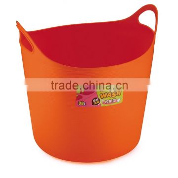 Hot selling manufacturer Plastic laundry bucket bathroom basket