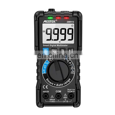 9999 Counts Tester DM91S True Professional Digital Multimeter AC/DC Voltage Current Multimeter 100mF Capacitance Multimeter Tool
