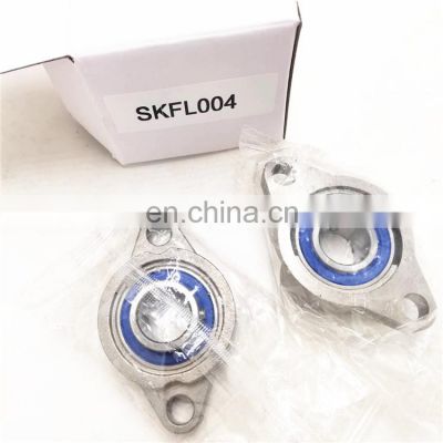 17mm shaft set screw locking two-Bolt flange unit KFL003 stainless steel pillow bearing SKFL003 bearing
