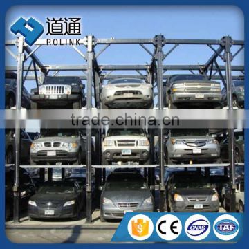 Outdoor multi-storey parking system