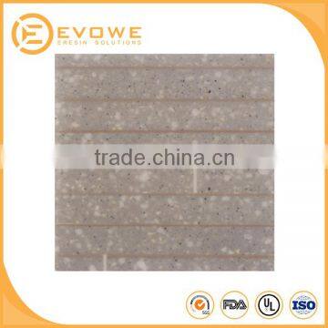 Great quality popular solid creamy color polyresin alabaster marble panel