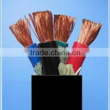 flat flexible rubber cable for 6mm2