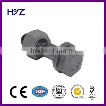 Steel structure high strengh hexagon bolts and nuts