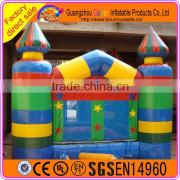 Giant pvc inflatable colorful bouncer/inflatable jumping bouncy castle