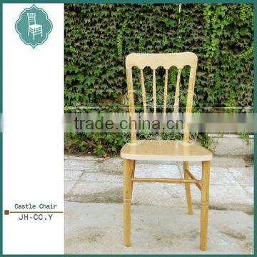 white wood chateau chair