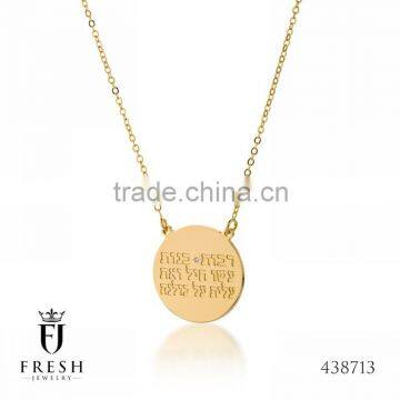 Fashion Gold Plated Necklace -438713 , Wholesale Gold Plated Jewellery, Gold Plated Jewellery Manufacturer, CZ Cubic Zircon AAA