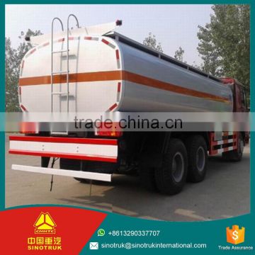 SINOTRUK Can be tipped forwardly 6*4 oil tank truck trailer