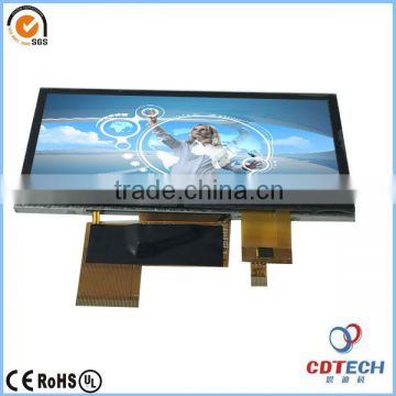 TFT LCD China supplier 5.0'' inch 480*272 resolution transparent tft lcd display module witn touch panel