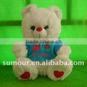 Cute Stuffed Bear with T-shirt