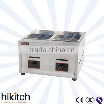 Old supplier wholesale stainless steel LPG gas oden cooker can change to deep fryer machine