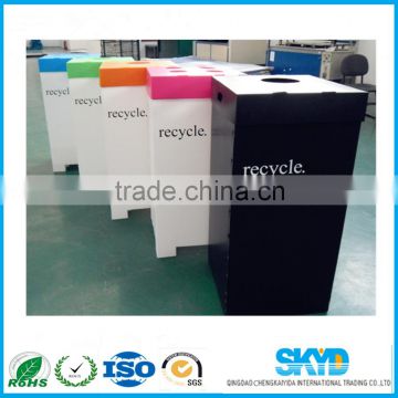 custom recycle corrugated plastic bin/box