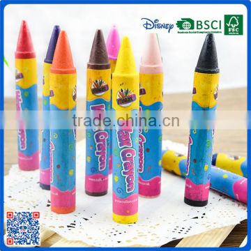 2016 new factory plastic crayons for drawing stationery