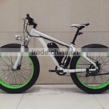 2 wheel electric bike 250w 36v electric fat bicycle with fat tire 26*4.0