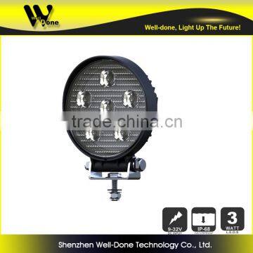 Quality ensured 18w round led driving light for truck
