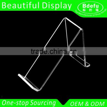 Clear acrylic desktop display rack for shoe