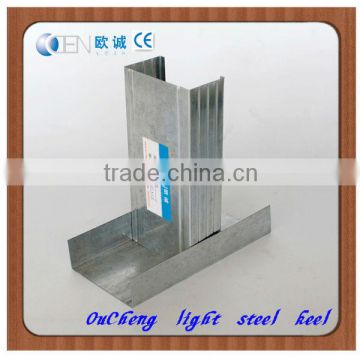 Stud and track for standard ceiling drywall metal tracks / gypsum board