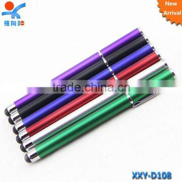 Many color plastic touch screen stylus pen