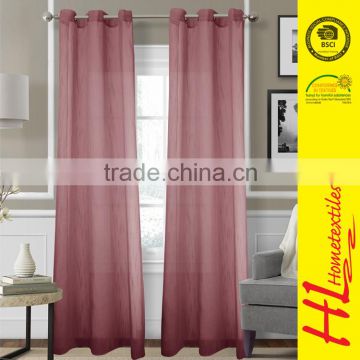 HLHT welcome OEM ready made sheer curtain