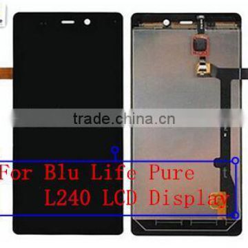 For Blu Life Pure L240 L240I L240A LCD Display touch screen with digitizer Assembly free