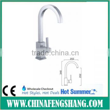 High quality UK Square kitchen mixer sink tap