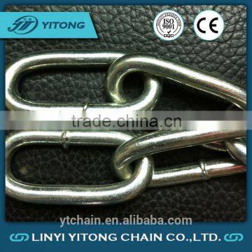 Nacm96 Standard Silver Color Stainless Steel Ingot Link Chain