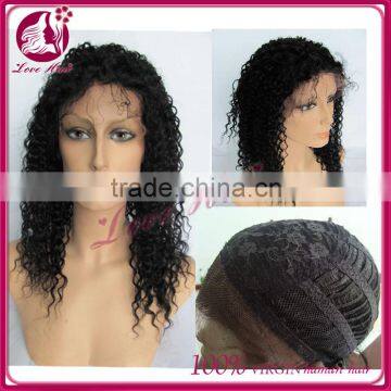 2014 new coming with discount quality brazilian hair lace front wig/front lace wig