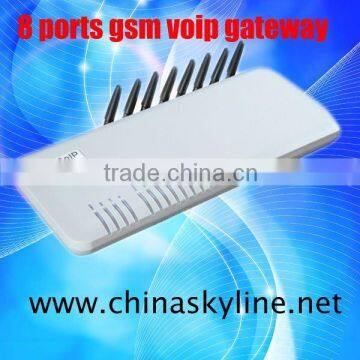 Support IMEI change! 8 channel GSM VoIP Gateway/GoIP8