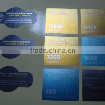 China manufacturer rolling tag self adhesive label stickers