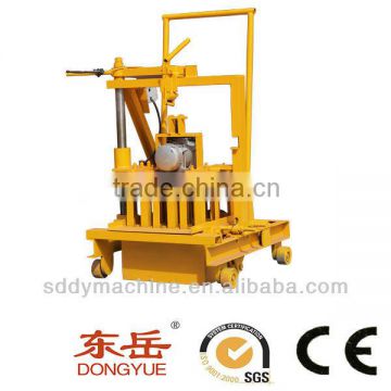Simple QT40-3C hand press brick making machine for small business