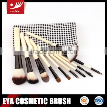 10 piece top cosmetic brush set,personalised makeup brushes set