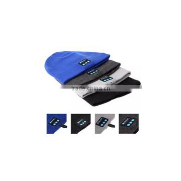 wireless portable bluetooth earphone winter hats with music
