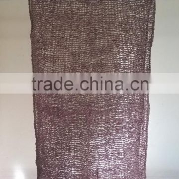 Dark Purple Scarf and Shawl Genuine Naturally Dyed Colour Handmade Handcraft Weaving Scarfs & Shawls from Thailand