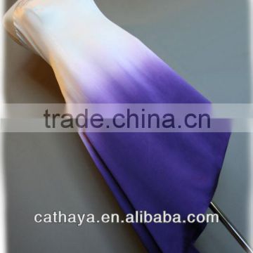 100%pure silk fabric and dyed satin fabric ombre fabric