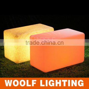 High Quality Illuminated Color Changing LED Bar Cube Chair Cube Seat