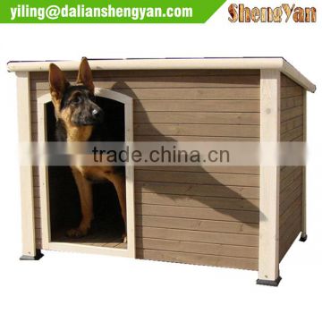 Pitched roof dog house wood