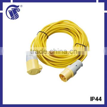 OEM 2P+E IP44 100-130VAC 32A extension cord