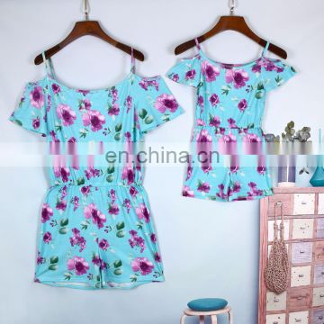 2019 new floral Strap Printing Mommy And Me Matching Clothing Kids (this link for WOMAN)