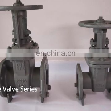 Cast Iron Non-rising Stem PN16 4inch Flanged soft sealing gate valve