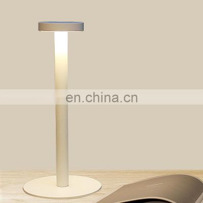 Aluminium led study reading desk reading light rechargeable office computer work table lamp for study on desk table
