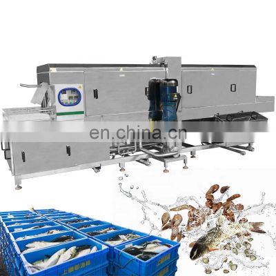 Automatic Medical Transport Box Washing Machine Raw Material Handling Box Medical Waste Barrel Washer